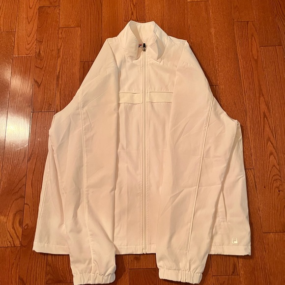 White FILA Jacket XXL.  New never worn.  All white. - Picture 1 of 3